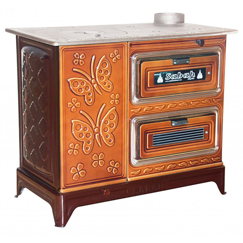 Çift Fırınlı Kovalı Kuzine